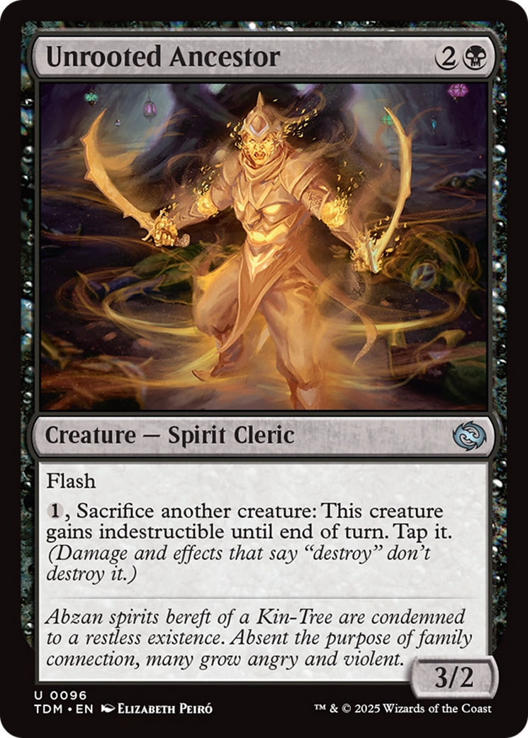 Unrooted Ancestor [Tarkir: Dragonstorm] Foil