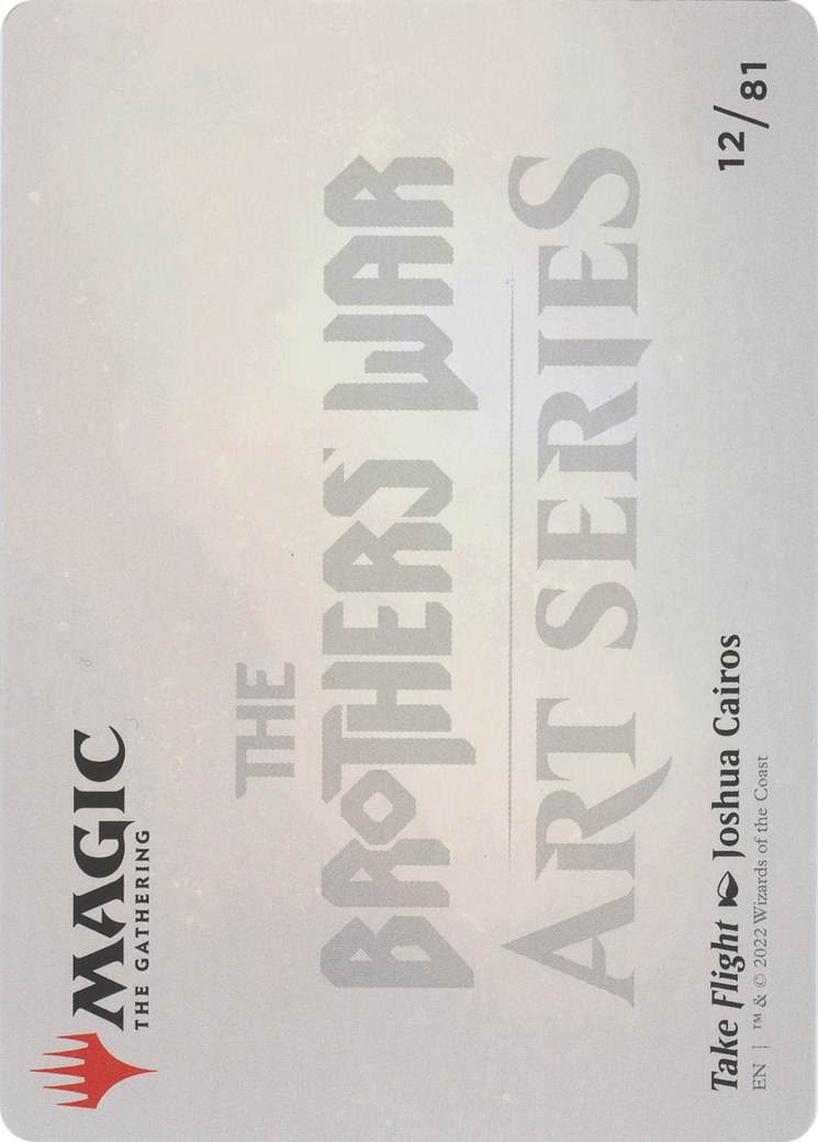 Take Flight // Take Flight  [The Brothers' War Art Series] (Borderless) Foil