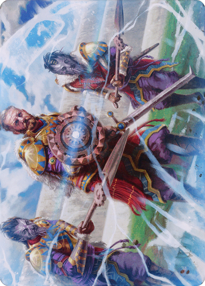 Argivian Phalanx // Argivian Phalanx  [Dominaria United Art Series] (Borderless)