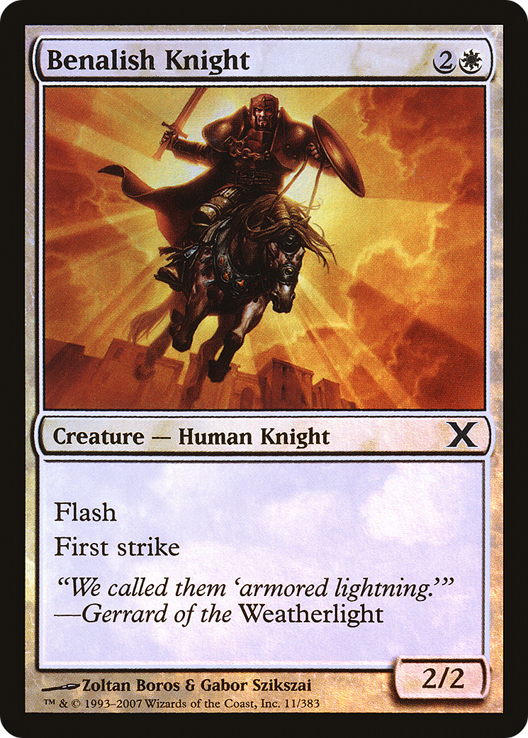 Benalish Knight  [Tenth Edition] Foil