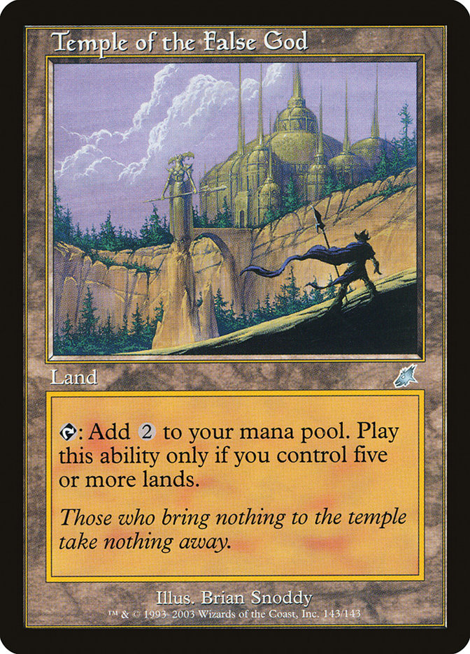 Temple of the False God [Scourge] Foil