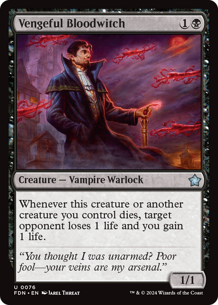 Vengeful Bloodwitch [Foundations] Foil