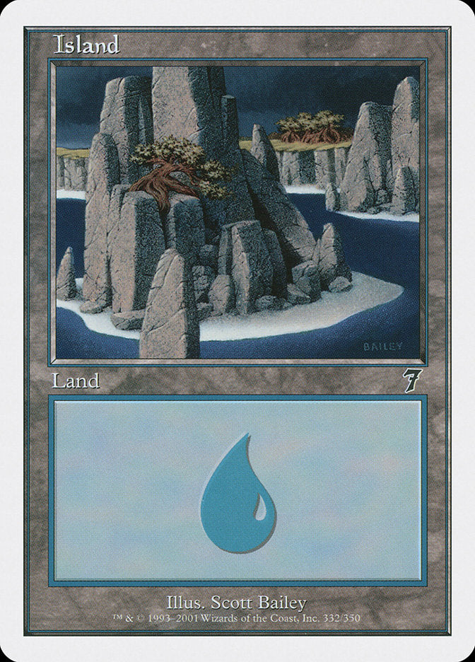 Island (332) [Seventh Edition] Foil