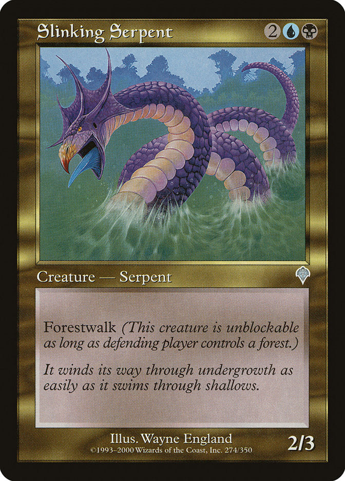 Slinking Serpent [Invasion] Foil