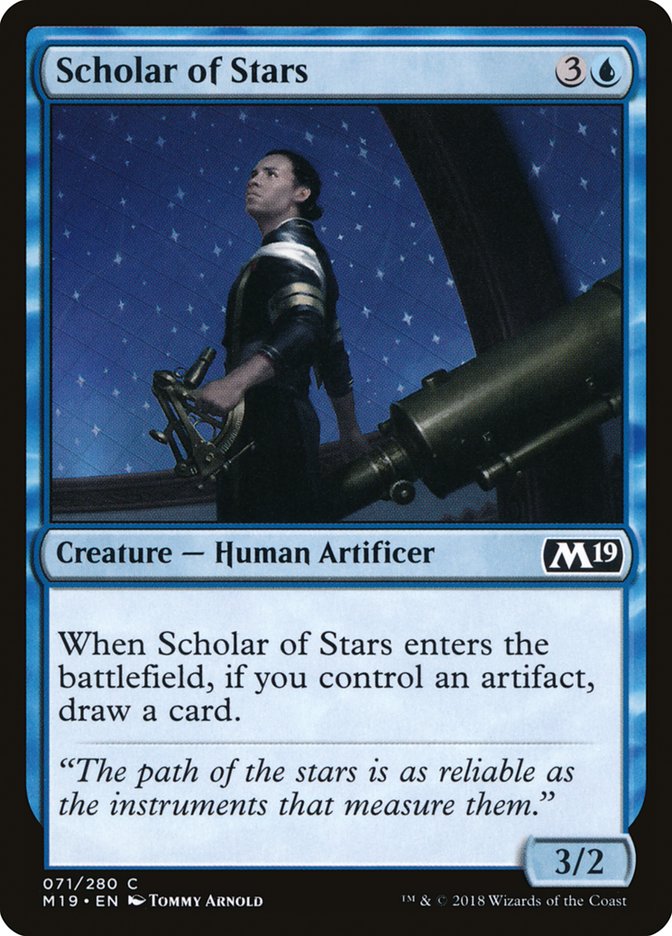 Scholar of Stars [Core Set 2019] Foil