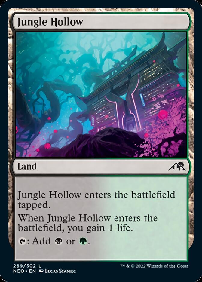 Jungle Hollow [Kamigawa: Neon Dynasty] Foil