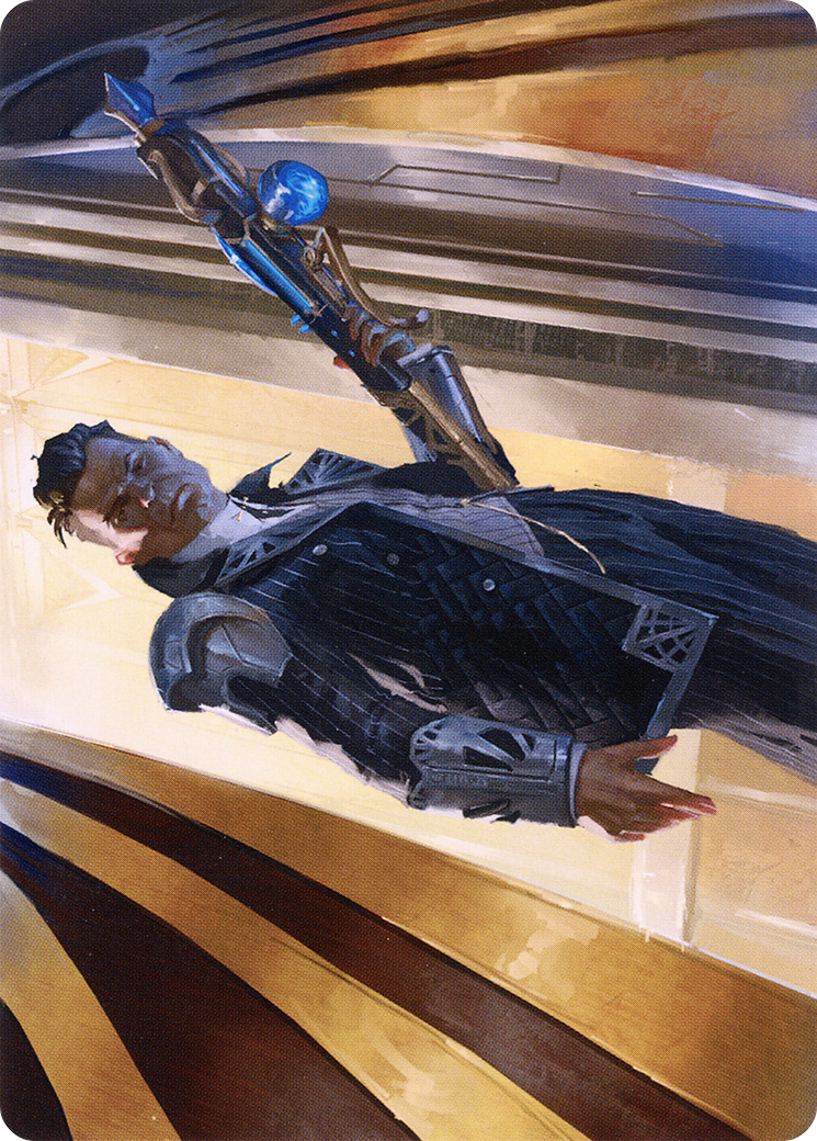 Backup Agent // Backup Agent  [New Capenna Art Series] (Borderless) Foil