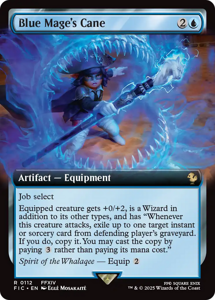Blue Mage's Cane (Extended Art) [FINAL FANTASY Commander] Foil