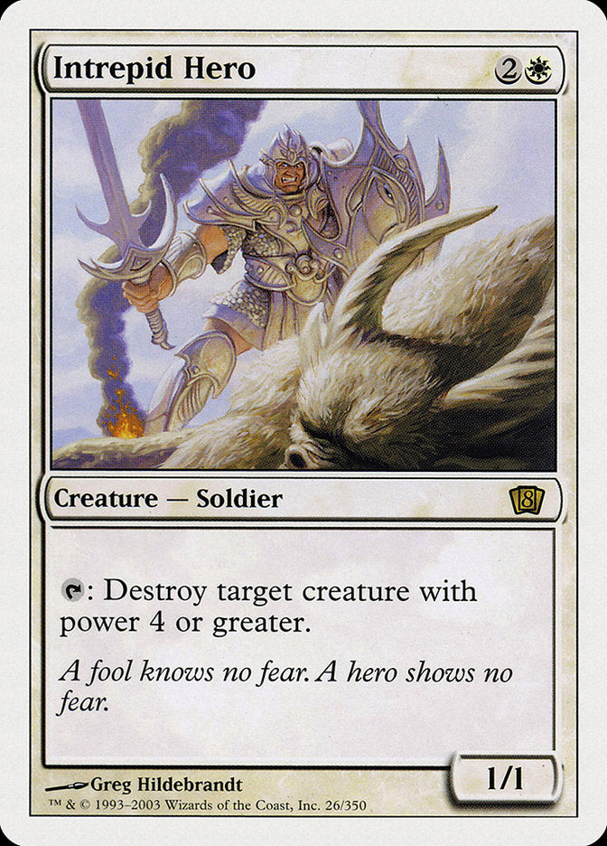 Intrepid Hero [Eighth Edition] Foil