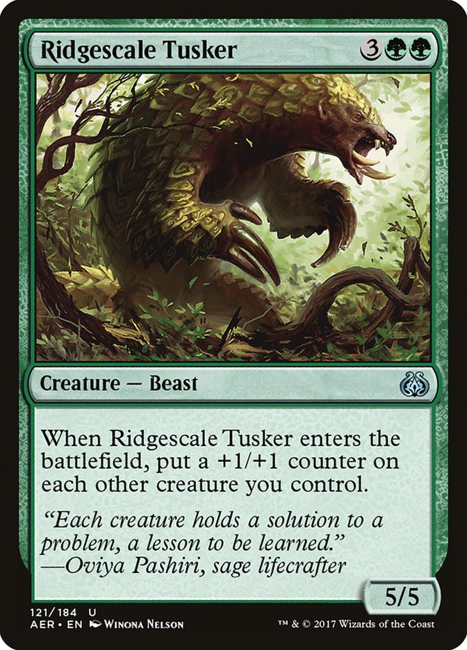 Ridgescale Tusker [Aether Revolt] Foil
