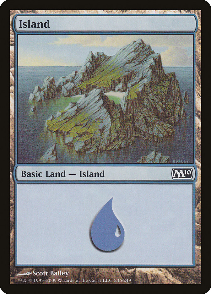 Island (236) [Magic 2010] Foil