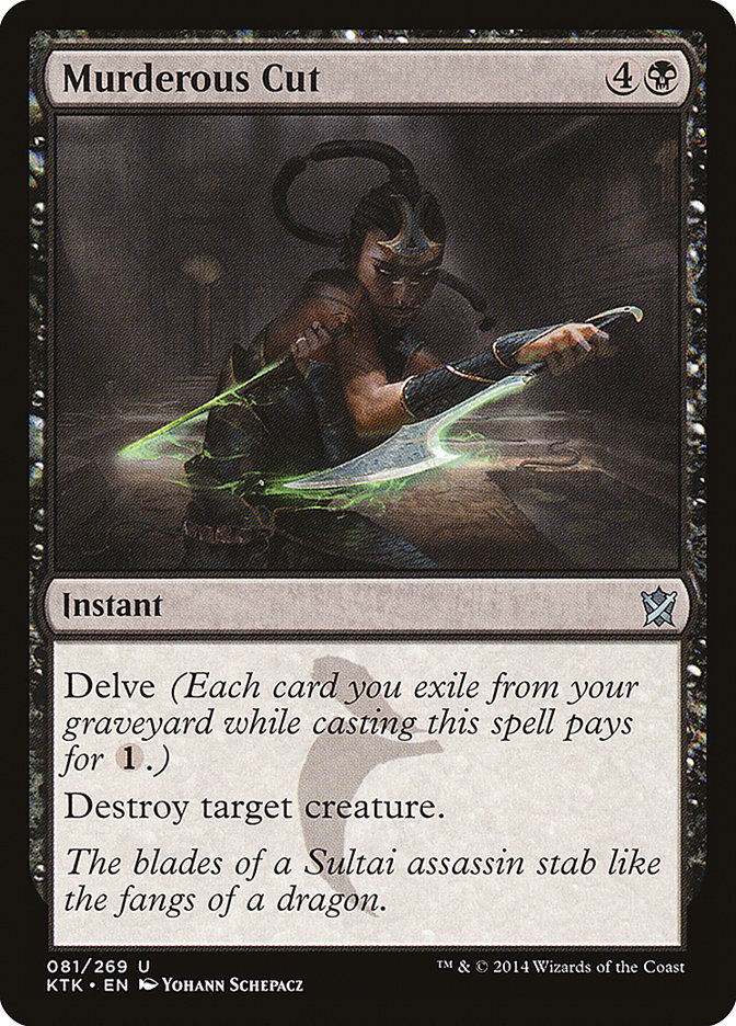 Murderous Cut [Khans of Tarkir] Foil