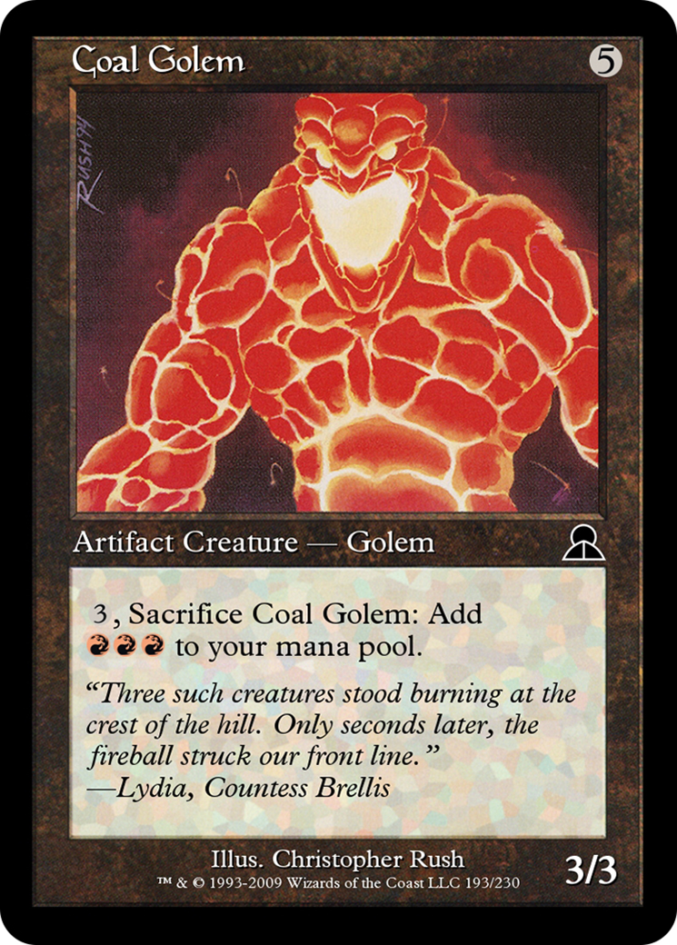 Coal Golem  [Masters Edition III] Foil