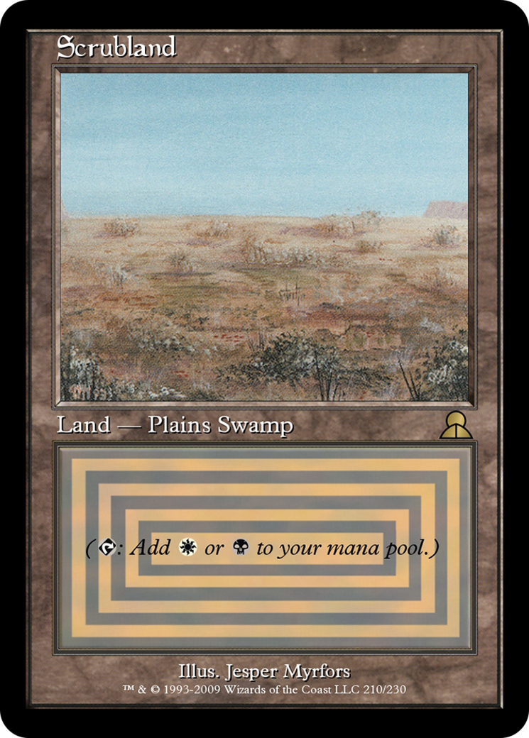 Scrubland  [Masters Edition III] Foil