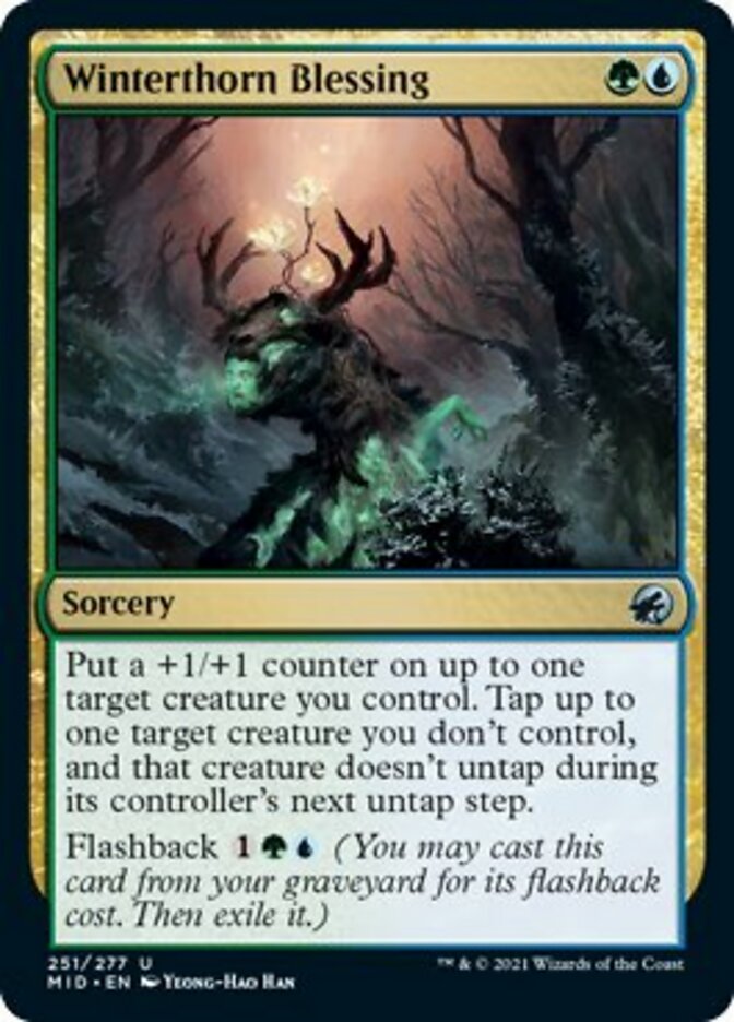 Winterthorn Blessing [Innistrad: Midnight Hunt] Foil