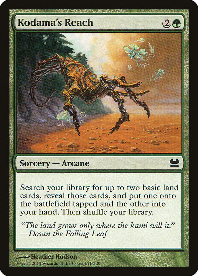 Kodama's Reach [Modern Masters] Foil