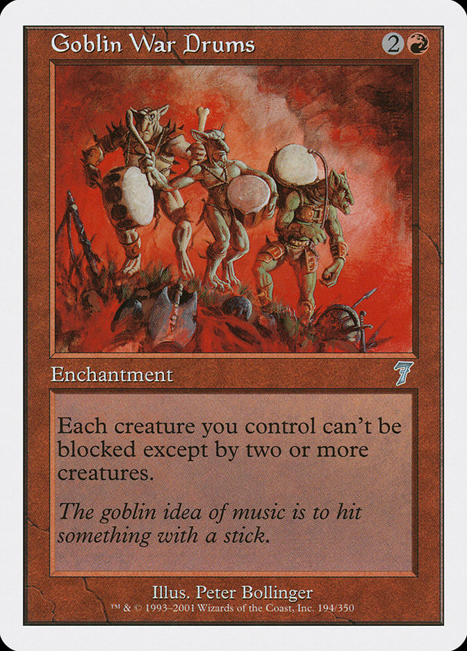 Goblin War Drums [Seventh Edition] Foil