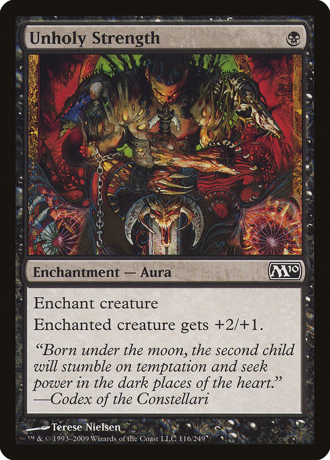 Unholy Strength [Magic 2010] Foil