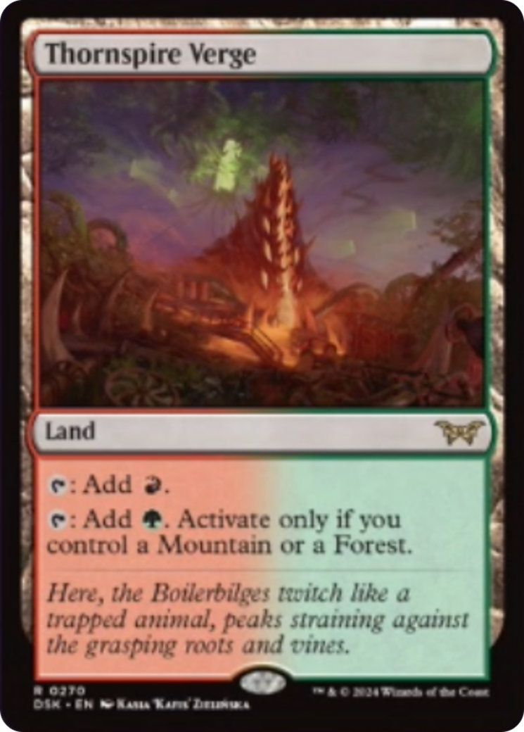 Thornspire Verge [Duskmourn: House of Horror] Foil