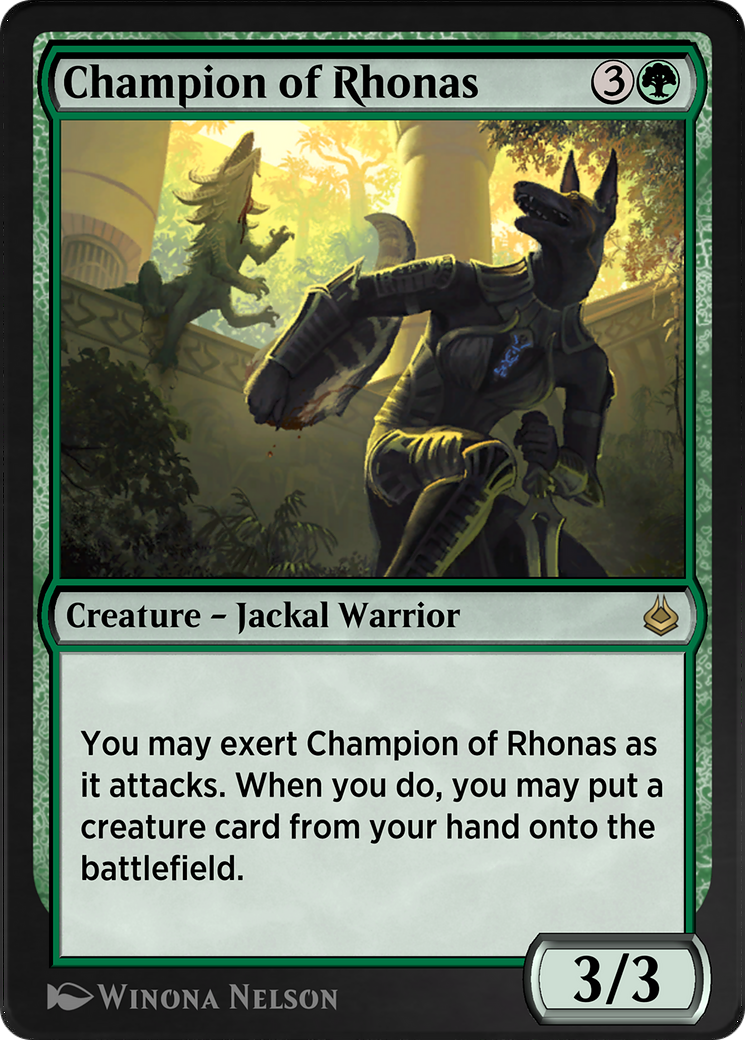 Champion of Rhonas  [Amonkhet Remastered]