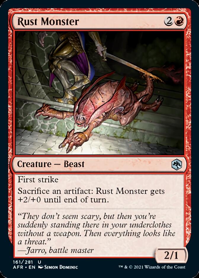 Rust Monster [Dungeons & Dragons: Adventures in the Forgotten Realms] Foil