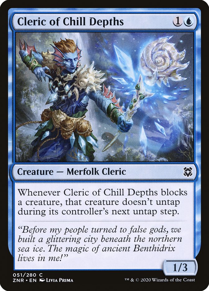Cleric of Chill Depths [Zendikar Rising] Foil