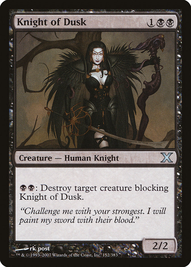 Knight of Dusk [Tenth Edition] Foil