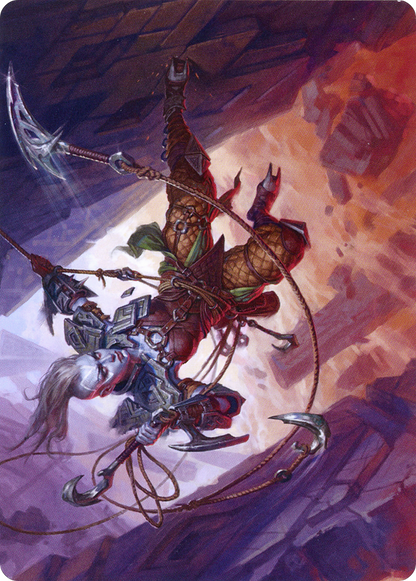 Akiri, Fearless Voyager // Akiri, Fearless Voyager  [Zendikar Rising Art Series] (Borderless) Foil