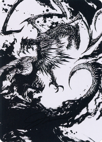 Skithiryx, the Blight Dragon // Skithiryx, the Blight Dragon  [March of the Machine Art Series] (Borderless)
