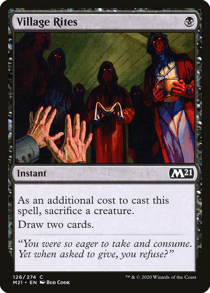 Village Rites [Core Set 2021] Foil