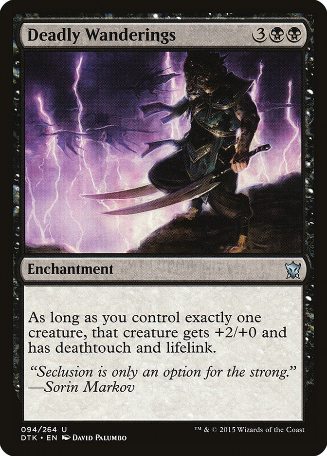 Deadly Wanderings [Dragons of Tarkir] Foil