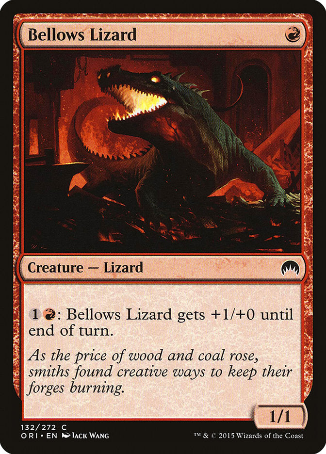 Bellows Lizard [Magic Origins] Foil