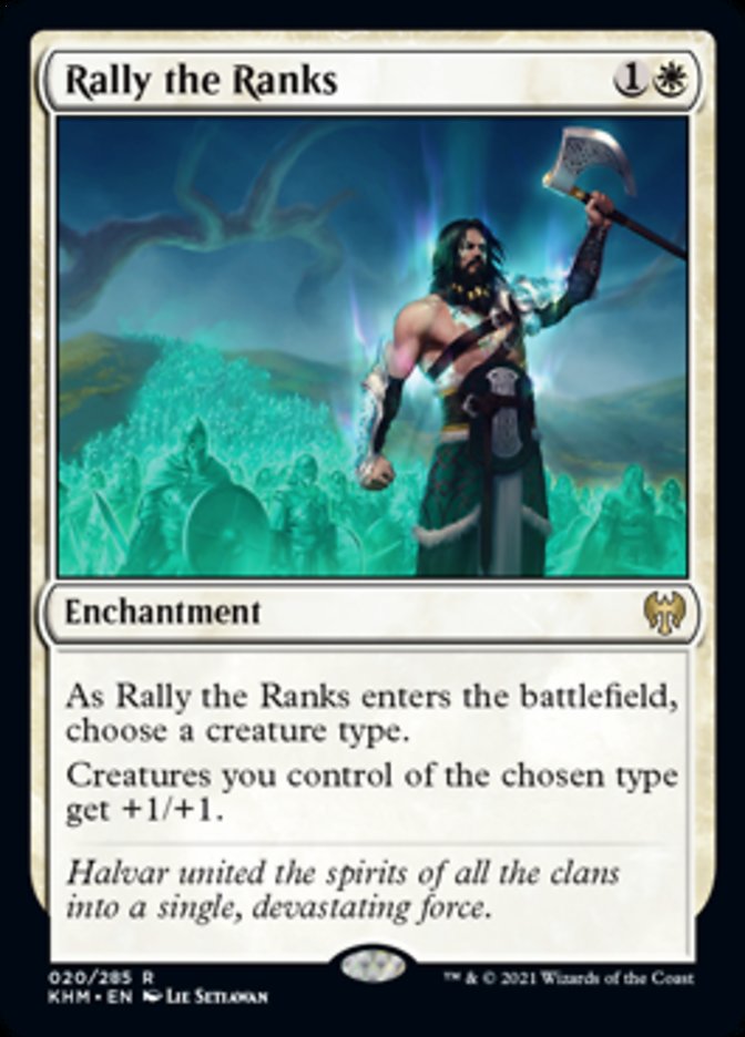 Rally the Ranks [Kaldheim] Foil
