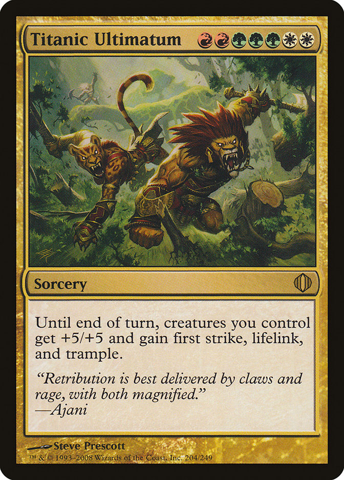 Titanic Ultimatum [Shards of Alara] Foil