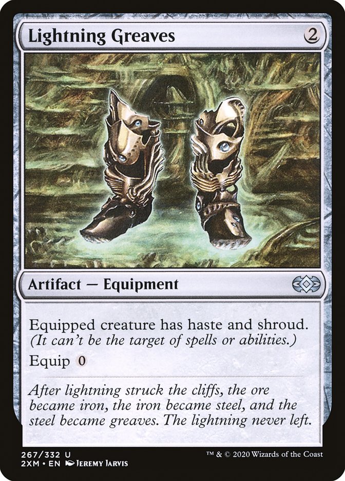 Lightning Greaves [Double Masters] Foil