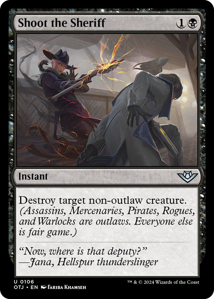 Shoot the Sheriff [Outlaws of Thunder Junction] Foil