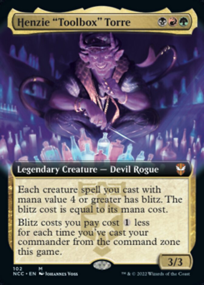 Henzie "Toolbox" Torre (Extended Art) [Streets of New Capenna Commander] Foil