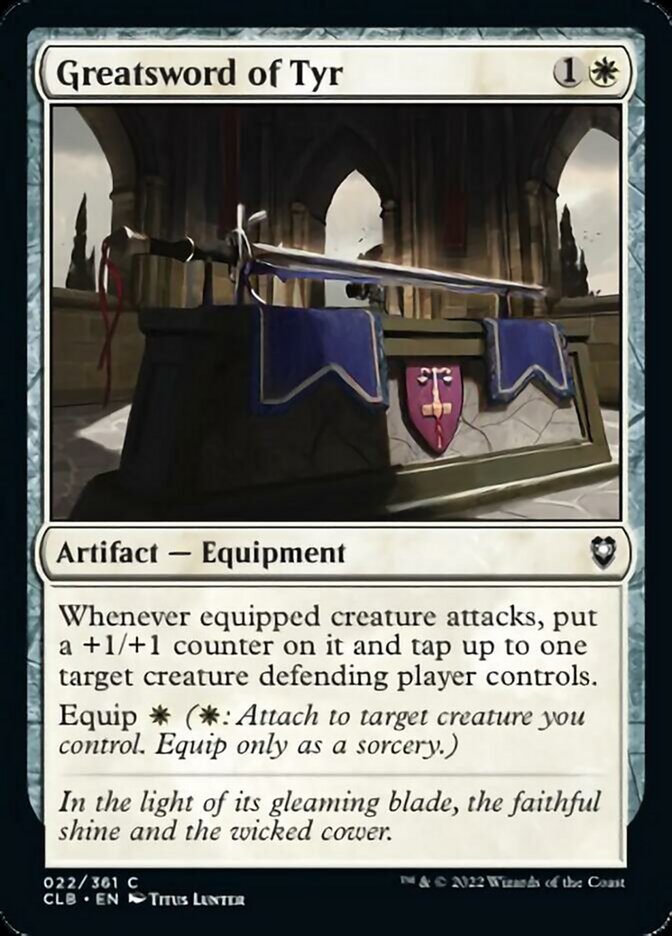 Greatsword of Tyr [Commander Legends: Battle for Baldur's Gate] Foil