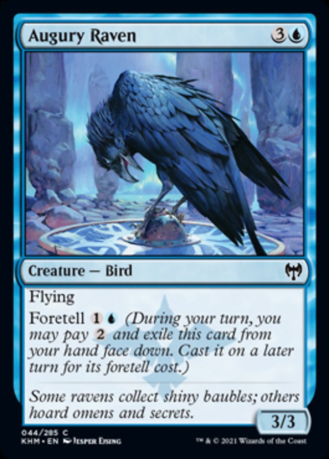 Augury Raven [Kaldheim] Foil