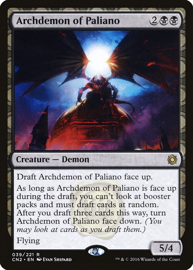 Archdemon of Paliano [Conspiracy: Take the Crown] Foil
