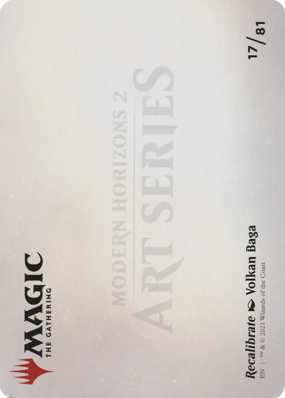 Recalibrate // Recalibrate  [Modern Horizons 2 Art Series] (Borderless) Foil