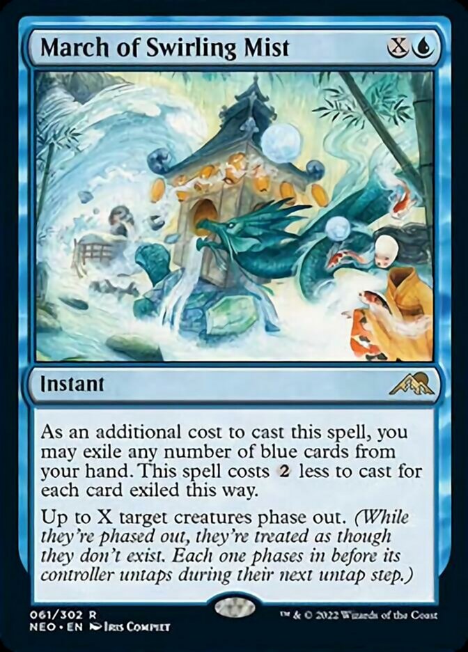 March of Swirling Mist [Kamigawa: Neon Dynasty] Foil