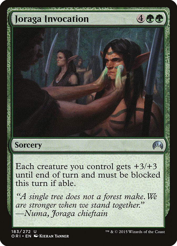 Joraga Invocation [Magic Origins] Foil