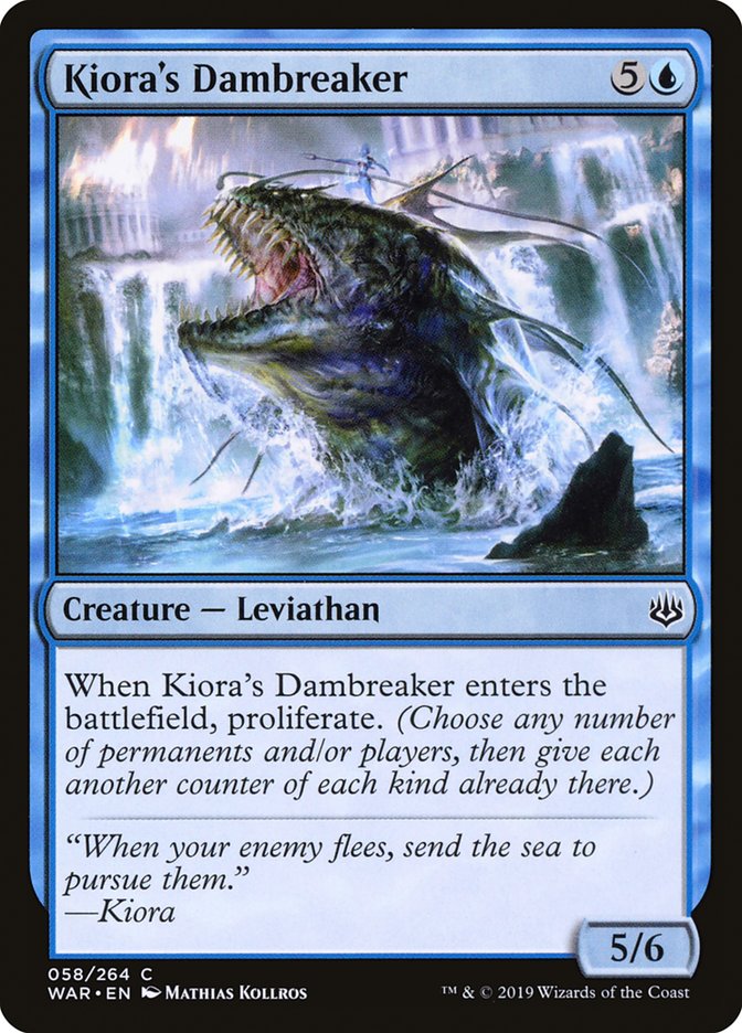 Kiora's Dambreaker [War of the Spark] Foil