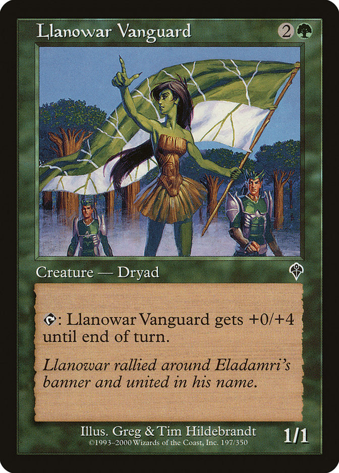 Llanowar Vanguard [Invasion] Foil