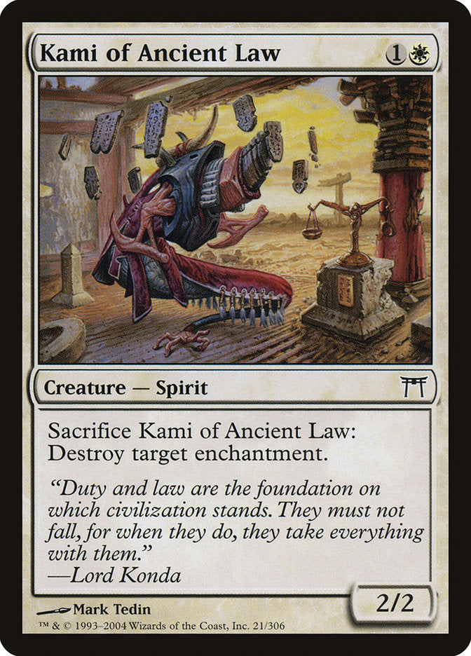 Kami of Ancient Law [Champions of Kamigawa] Foil