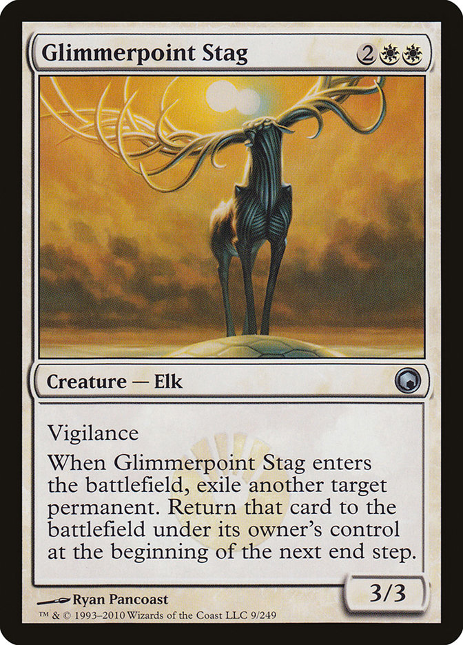Glimmerpoint Stag [Scars of Mirrodin] Foil