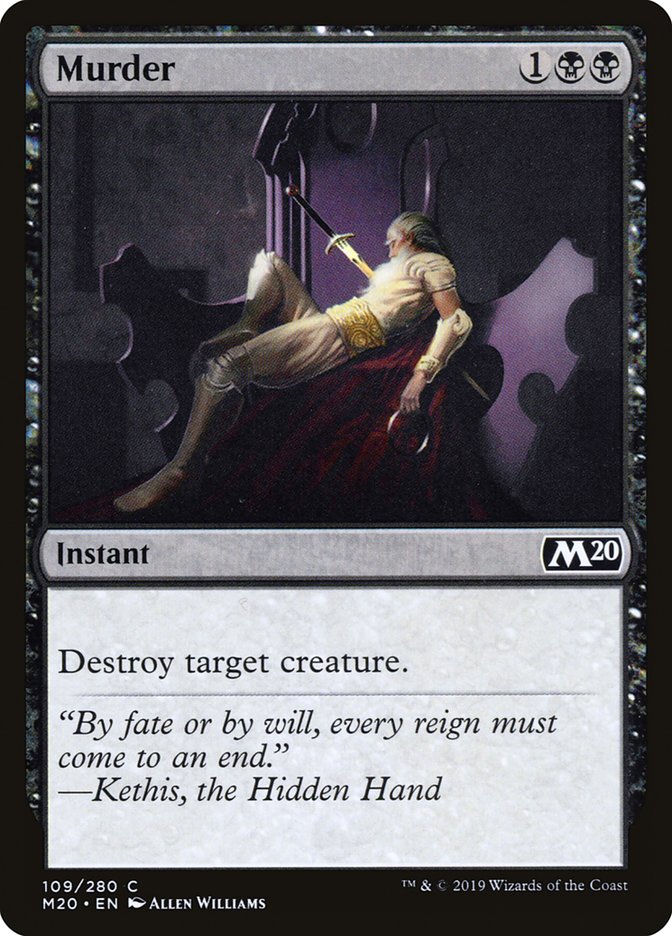 Murder [Core Set 2020] Foil