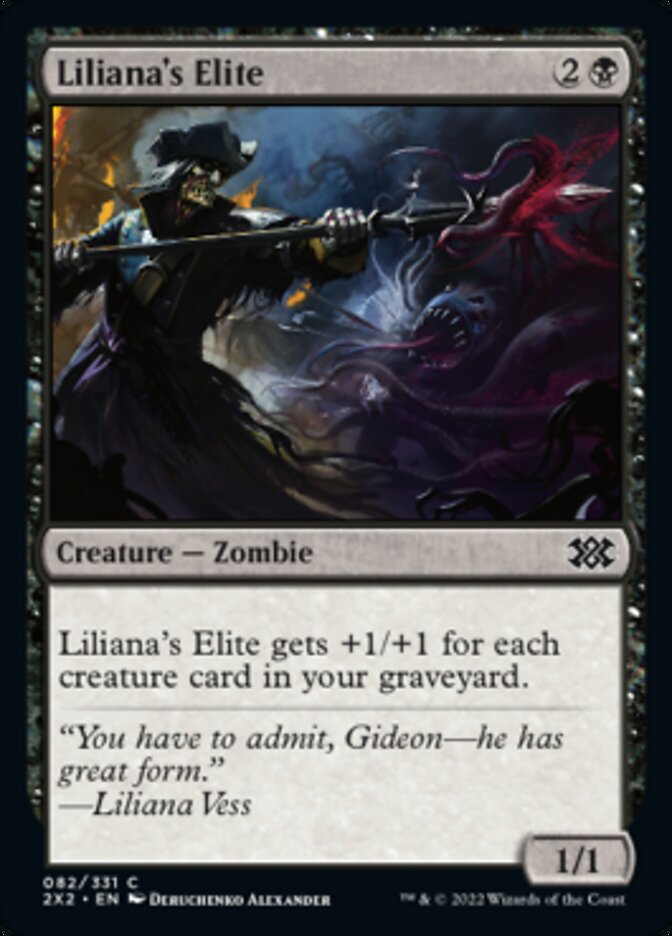 Liliana's Elite [Double Masters 2022] Foil