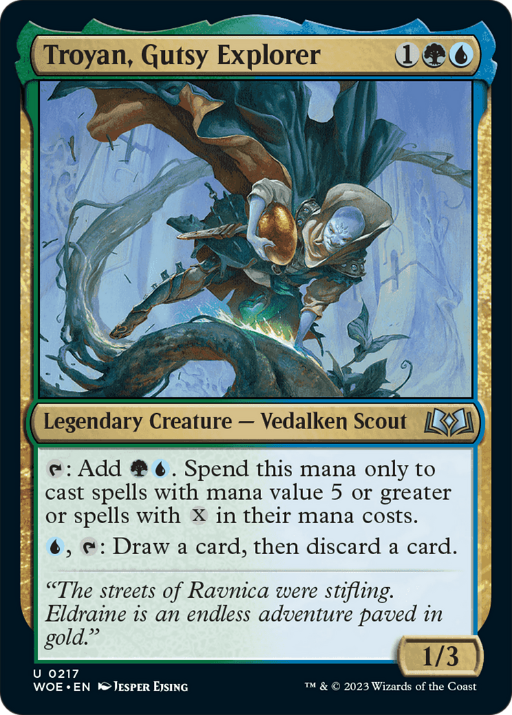 Troyan, Gutsy Explorer [Wilds of Eldraine] Foil